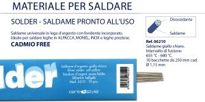 Saldame pronto all'uso